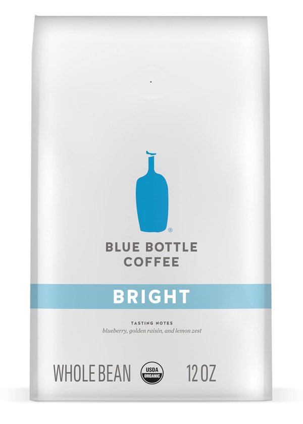 Blue Bottle Whole Bean Organic Coffee, Bright