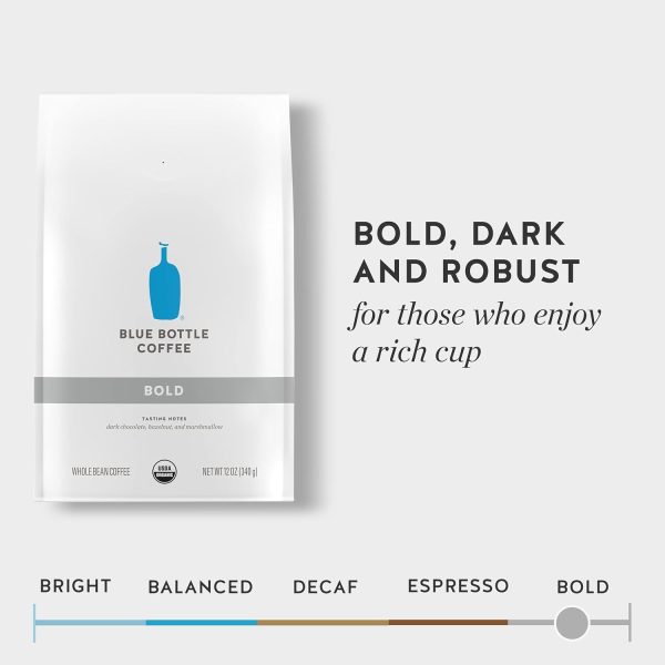 Blue Bottle Whole Bean Organic Coffee, Bold - Image 3