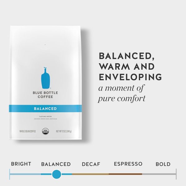 Blue Bottle Whole Bean Organic Coffee, Balanced, Medium Roast, 12 Ounce bag (Pack of 1) - Image 3